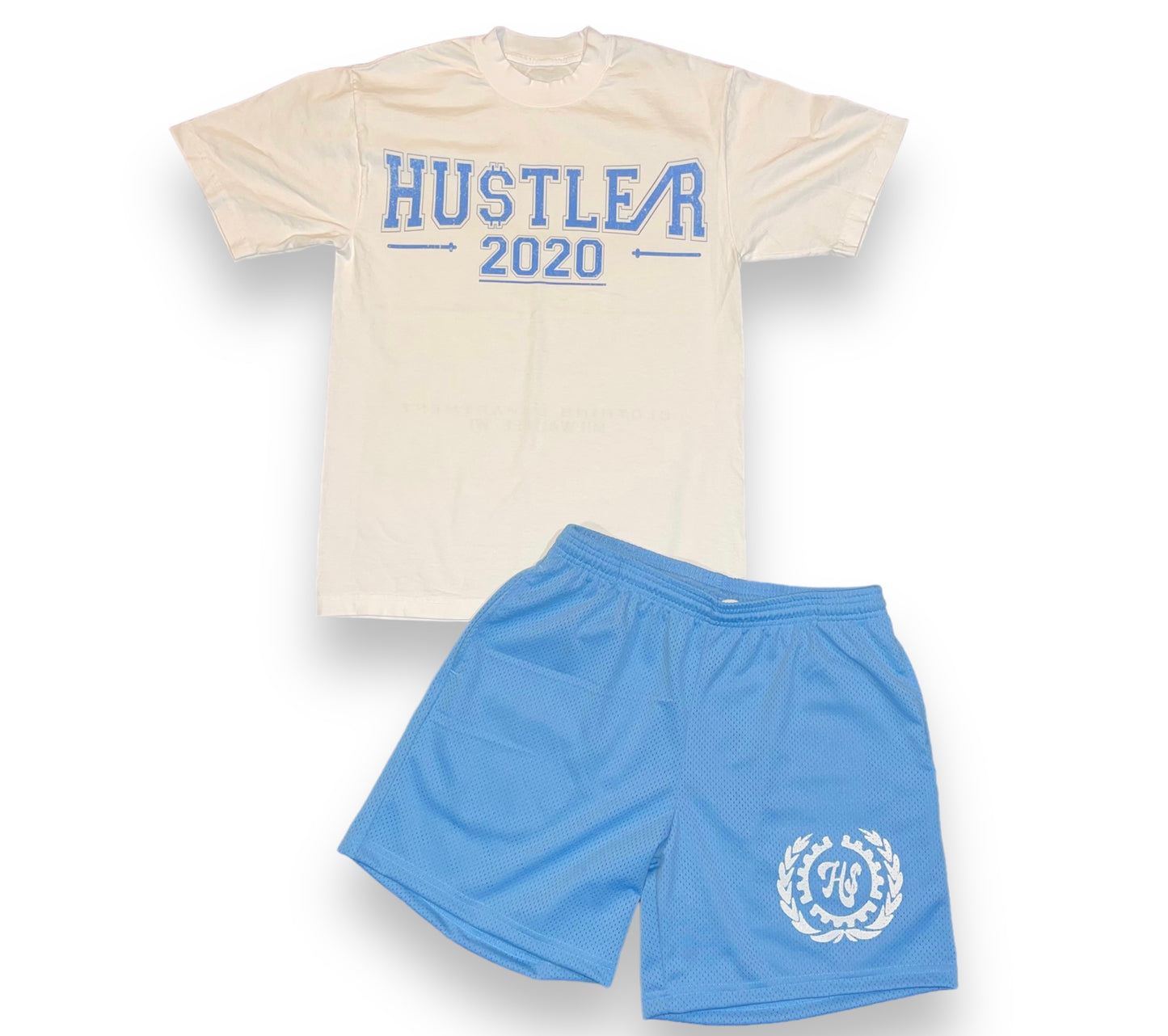 HU$TLER UNIVERSITY TEE ONLY Blue